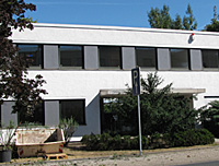 Bürogebäude Außenanlage